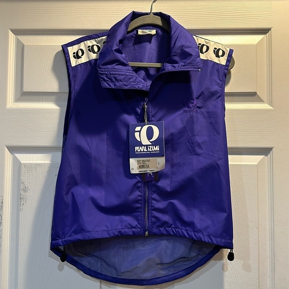 NWT! Vintage Pearl Izumi Zephyrr Royal Blue Nylon Mesh Technical Vest XS - Picture 1 of 8